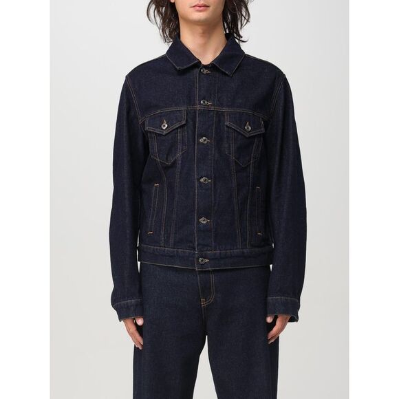 Msgm Jacket Men Blue